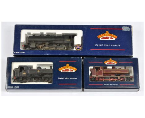 Bachmann OO Gauge group of 3x Steam Locomotives to include Ref. 31-903 London Transport Maroon 0-6-0 Pannier Tank No. L.94 Pl