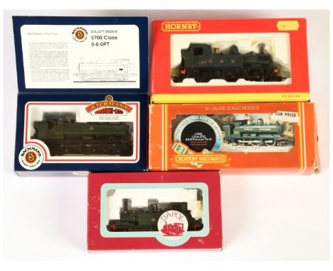 Hornby (China), Bachmann and Similar OO Gauge group of GWR Tank Locomotives to include Ref. 31-901A 57xx&nbsp; with Shirtbutt