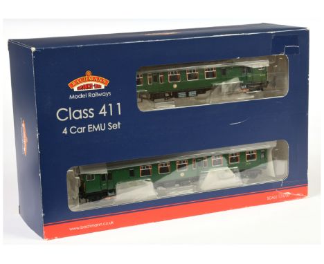 Bachmann OO 31-425 Late BR (SR )Green 4CEP EMU 7105. Conditions are Near Mint to Mint in Excellent inner boxes &amp; Fair to 