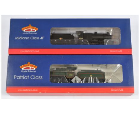 Bachmann OO Gauge pair of BR (MR) Steam Locomotives comprising of Ref. 31-210 BR Green 4-6-0 Patriot&nbsp; No. 45503 "The Roy