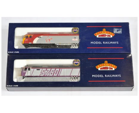 Bachmann OO Gauge pair of Class 57 Locomotives comprising of Ref. 32-750K Exclusive to Bachmann Collectors Club Porterbrook P