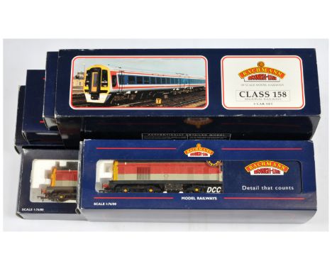 Bachmann OO Gauge Locomotive Twin Pack &amp; DMU set comprising of 32-027Z Tinlsey Class 20 Pack - please note both Locomotiv