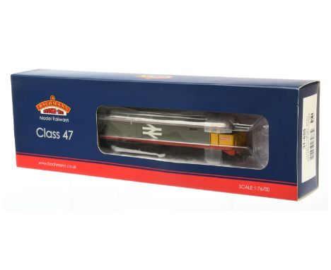 Bachmann OO Gauge Ref. 31-655 BR Railfreight Red Strip Class 47 No. 47301. Condition is Good to Excellent (part loose in box 