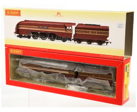 Hornby (China) OO Gauge Streamlined Princess Coronation Class R3339 No.6229 "Duchess of Hamilton" in LMS maroon and gold. Con
