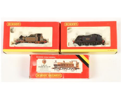 Hornby (GB+China) group of 3x Tank Locomotives to include R.2216 K&amp;ESR Dark Blue 0-6-0T Terrier Locomotive "Bodiam" plus 