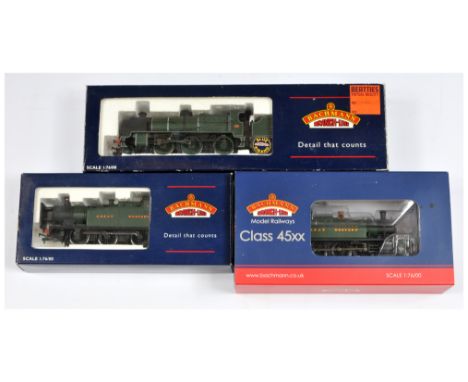 Bachmann OO Gauge group of 3x GWR &amp; SR Steam Locomotives to include Ref. 32-153 Southern Railway Green 2-6-0 N Class Loco