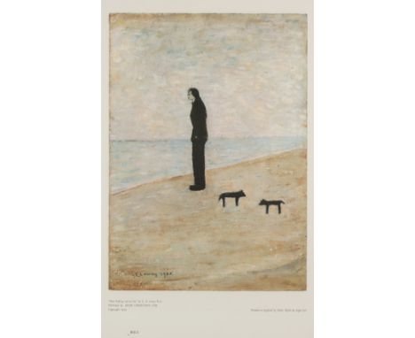 Laurence Stephen Lowry RBA RA (1887-1976) 'Man looking out at sea'
Limited edition print 85 of 850.
Stamped by the Fine Art T