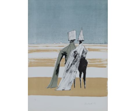 Lynn Chadwick (1914 - 2003) 'Quattro Litografie' four lithographs artist's book, 1973,
contained in Orange board&nbsp;portfol