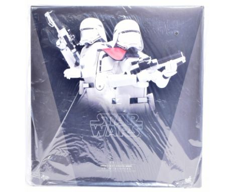 Star Wars - Hot Toys - 1/6th scale double First Order Snowtrooper action figure set MMS323, c2016. Factory sealed within its 