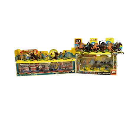 Britains / Britains Deetail - Wild West - a collection of Wild West themed vintage Britains metal and plastic soldiers. Inclu