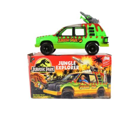 Jurassic Park - Kenner - a vintage 1993 Kenner made ' Jungle Explorer ' playset vehicle. Unchecked for completeness, but reta