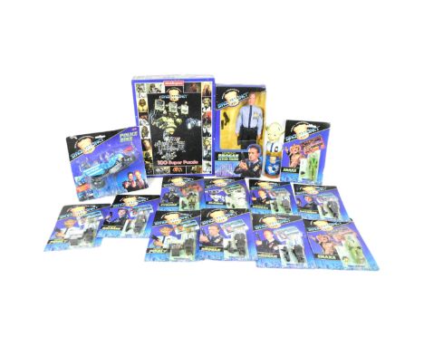 Gerry Anderson's Space Precinct 2040 - a collection of assorted merchandise / memorabilia to include: Lieutenant Brogan 12" s