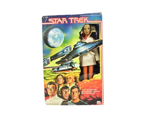 Star Trek - Mego - an original vintage 1979 Mego Corp made 12.5" scale action figure of 'Llia '. Housed within its original b