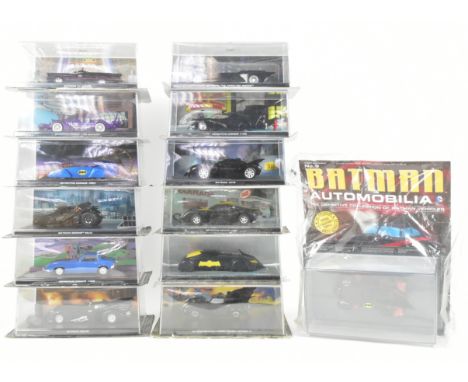 Batman - a collection of Eaglemoss made Batman diecast model vehicles. Highly detailed models in their blister packs showcasi