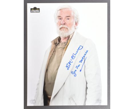 Star Wars - Rogue One - Ian McElhinney - Topps Authentics officially licensed Celebration Chicago 2019 8x10" photograph. Sign