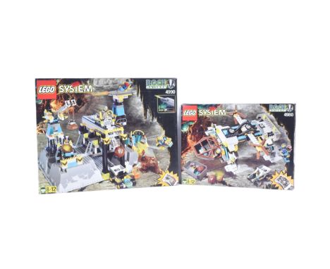 Lego - a collection of x7 Lego Rock Raider sets comprising; 4980 Tunnel Transport, 4990 Rock Raiders HQ, 4910 Hover Scout, 49