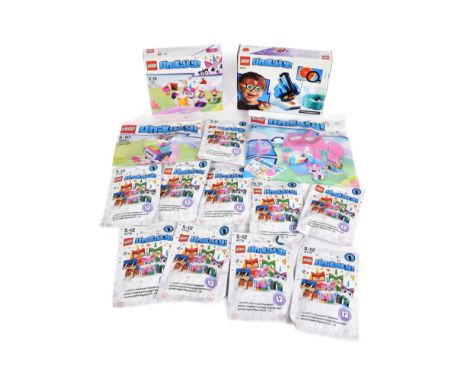 Lego - a collection of factory sealed Lego Unikitty sets comprising; x10 series 1 minifigures, 41451 Cloud Car, 40314 Dr Fox 
