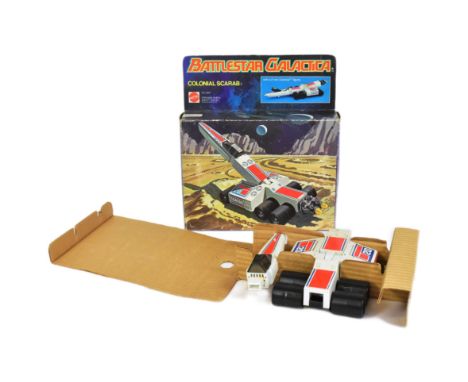 Battlestar Galactica - Mattel - original vintage 1978 Mattel made ' Colonial Scarab ' action figure playset. Appears complete