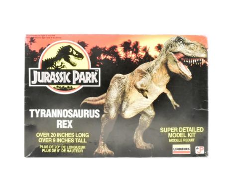 Jurassic Park - Lindberg - a vintage 1990s Lindberg ' Super Detailed Model Kit ' Tyrannosaurus Rex / T-Rex. ' Over 20 Inches 