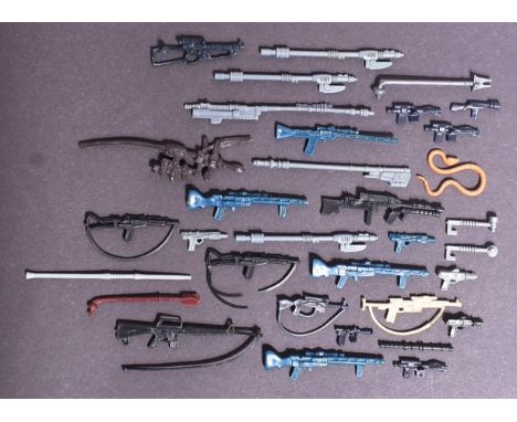 Star Wars - a large collection of original vintage Kenner / Palitoy made action figure weapons and accessories. Includes: Imp