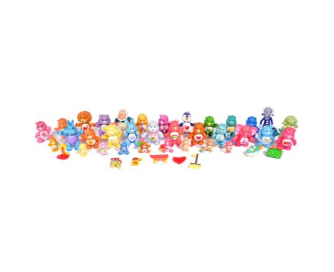 Care Bears - a collection of vintage 1980s rubber Care Bear action figures to include Share Bear, Grumpy Bear, Friend Bear an