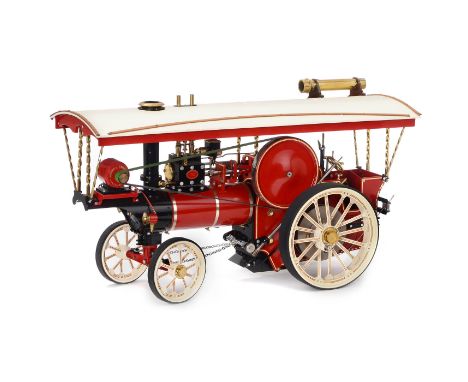 Modell eines Allchin-Schaustellerfahrzeugs mit Dampfantrieb, um 1980Hersteller: Maxwell Hemmens, Engineers, Thorganby, York. 