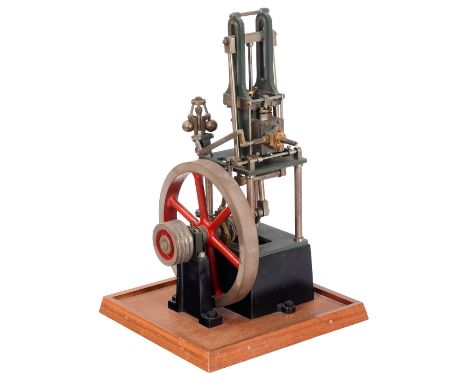 Funktionsmodell einer Murdock-Aitken-Tischdampfmaschine, um 1975Ein detailliertes technisches Modell der Einzylinder-Dampfmas