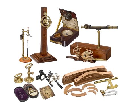 Sammlung physikalischer Demonstrations­modelle und technischer Geräte1) Kohlebogenlampe, Demonstrationsmodell von John Browni