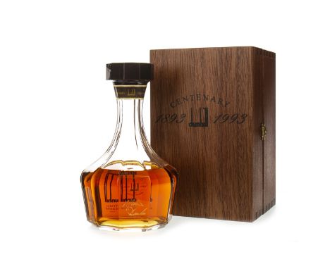 DUNHILL CENTENARY 1893-1993 Blended Scotch Whisky Full sized bottle, no strength stated, presented in crystal decanter in box
