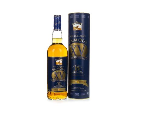 FAMOUS GROUSE BILL MCLAREN'S FAMOUS XV 15 YEARS OLD Blended Scotch Whisky 70cl, 40% volume, in tube.