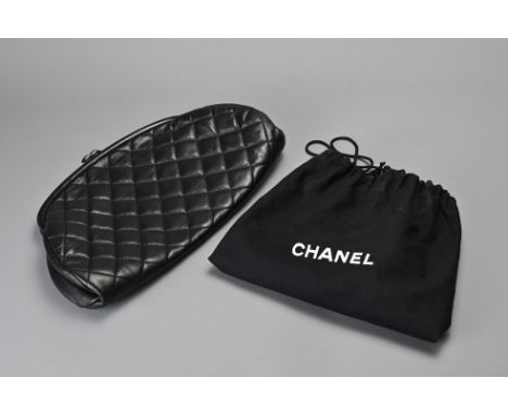 VINTAGE CHANEL TIMELESS QUILTED LEATHER CLUTCH BAG. 11562046. With dust bag. 27.5cm length.