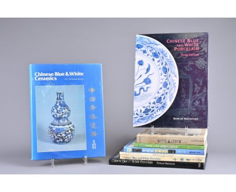 EIGHT REFERENCE BOOKS ON CHINESE BLUE AND WHITE PORCELAIN, including Ming and Qing Periods (8) 