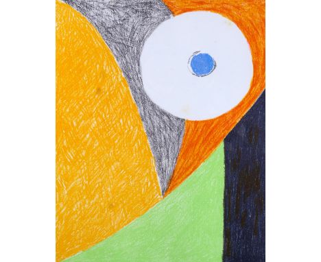 Duncan Grant, lithograph, abstract, signed in pencil, artist's proof, image 36cm x 30cm, framedVery good condition 