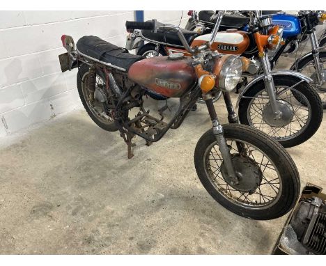 A unrestored 1973 Yamaha R5 350 reg RLH 78L milage unknown, non matching frame and engine numbers with V5C