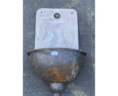 Vintage cast hand wash basin