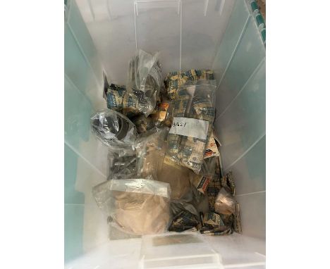 Box containing various Yamaha spares to include piston liners Part No: 27811312/00, engine studs Part No: 2561519300 and othe