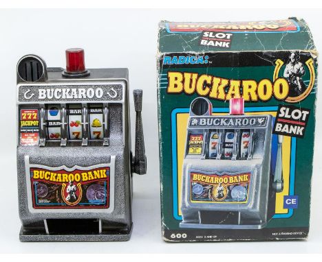 A Buckaroo Bank Slot machine money bank by Radica, boxed (1)&nbsp;