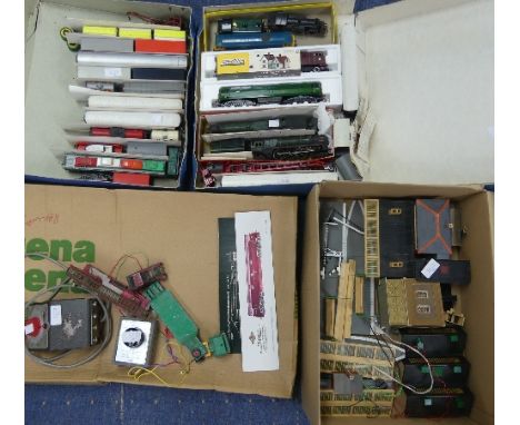 A Collection of OO Gauge Hornby &amp; Tri-ang Model Railway, including Tri-ang R50 Princess Elizabeth locomotive &amp; tender