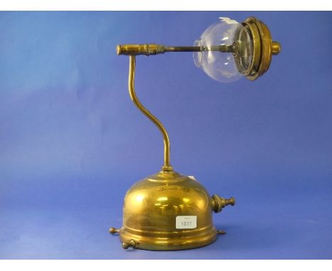 Railway Interest; An Early 20thC Tilley ''The Yeoman'' Portable Wall Lamp Model WL25, 300 candle power.