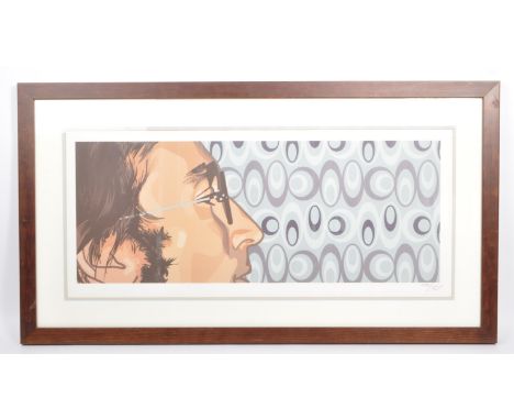 John Lennon - a contemporary limited edition print No.7 of 500 lithograph prints on 240gsm natural white art paper of the art