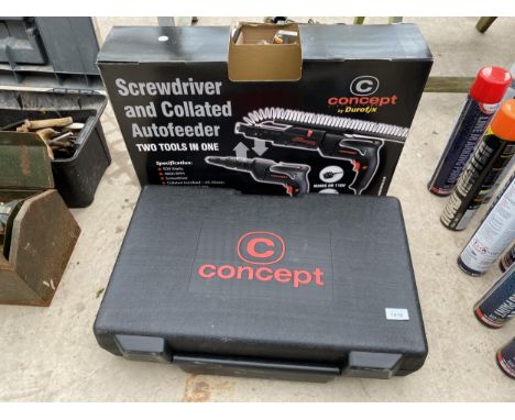 A CONCEPT BY DUROFIX SCREWDRIVER AND COLLATED AUTOFEEDER 