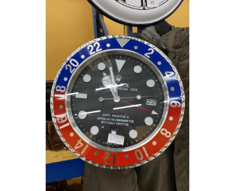 A DEALERS WALL CLOCK 