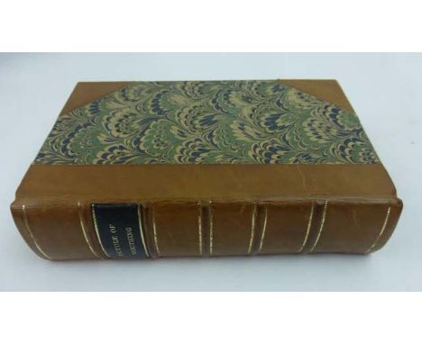 Evans J. : Picture of Worthing, 1814. Second Ed. 2 Vols in 1. Crown 8vo. Fine, recent qtr binding, marbled boards. Text, fold