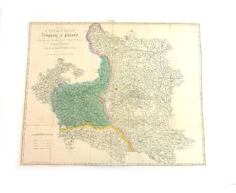 James Wyld : A New Map of the Kingdom of Poland Exhibiting its Ancient Limits Dismemberments and Present Boundary as Settled 