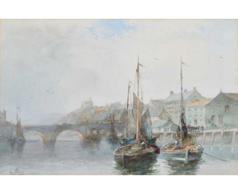 Albert Pollitt (British 1856-1926) "Whitby" Both signed, a pair, watercolour.29cm x 44cm (11.5in x 17.25in)Qty: 2The painting