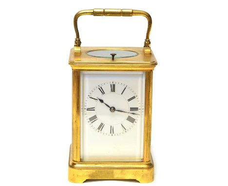 A late 19th-century French carriage clock by Henri Jacot of Paris A late 19th-century French carriage clock by Henri Jacot of