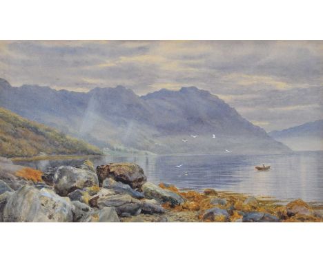 Gertrude Martineau (British 1840-1924) "Loch Goil" Signed and dated 1897, watercolour.21.5cm x 37.5cm (8.5in x 14.75in)The pa