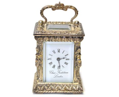 Charles Frodsham, London, miniature carriage clock Charles Frodsham, London, miniature carriage clock, single train movement 