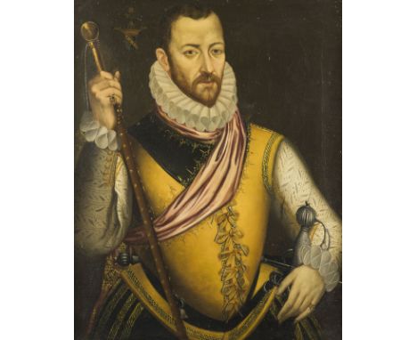 FRANZÖSISCHER PORTRAITMALER IN DER ART DES 17. JH.BILDNIS DES BALTHASAR DE PITTEURIS MAYEUR DE MOERBECK Öl auf Leinwand. 71,5