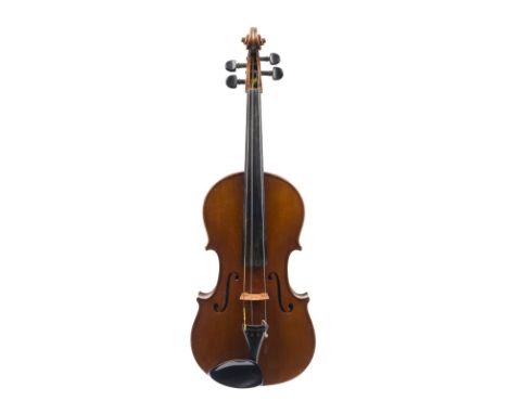 VIOLA 'GIOVANNI CAVANI' Spilamberto, 1893 Zweiteilige Fichtenholzdecke und Ahornboden, braun-rötlicher Lack. 4/4 Bratsche, L.